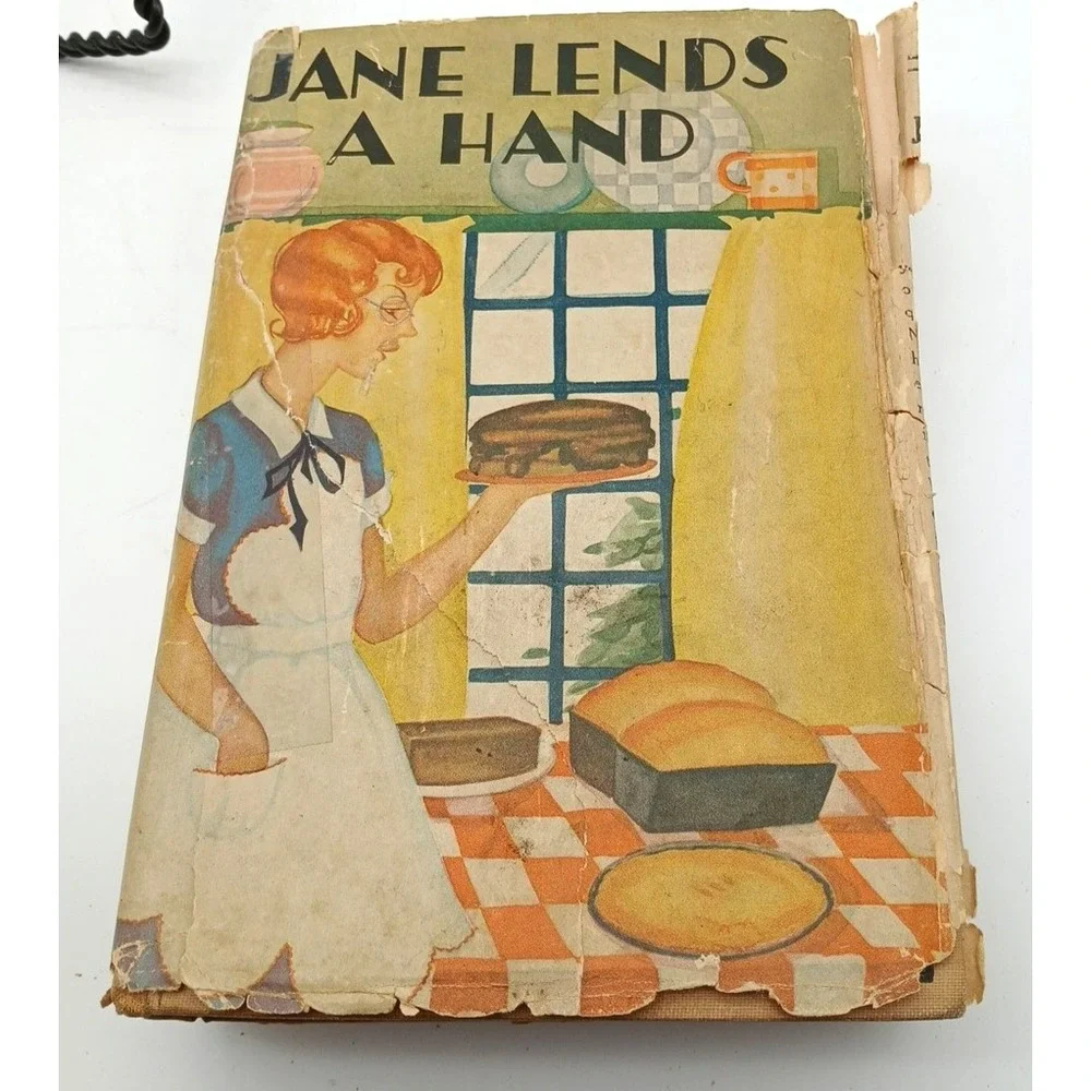 Jane‎ Lends A Hand by Shirley Watkins 1923 Antique Hardcover w Dust Jacket